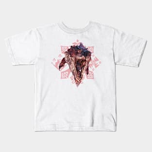 Rathalos with Hunter's Guild Badge Kids T-Shirt